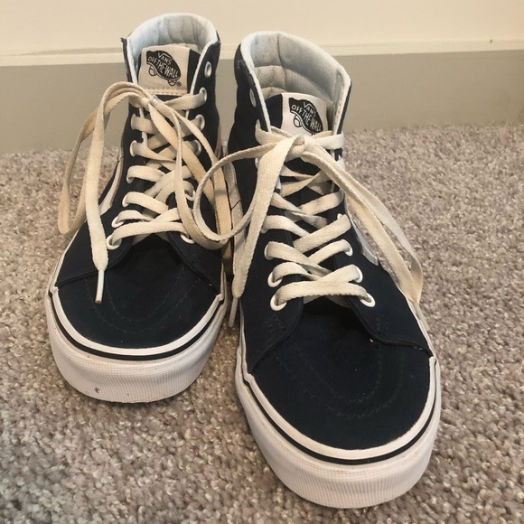 Vans SK8 Hi Blue Women’s Sneakers - Picture 2 of 7